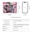 ZENZON DIY Itabag Chèn Chất Liệu, Giấy Dán Hoa Itabag Trang Trí Chất Liệu DIY, Nhiều Màu Sắc Retro Ren Ruy Băng Itabag Trang Trí Cơ Bản Chất độn DIY Hộp Đựng Bút Chì