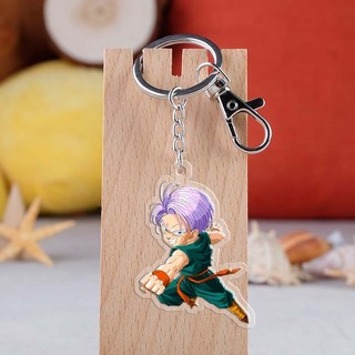 Dragon Ball Acrylic Móc Khóa Nhào Lộn Đám Mây Vegeta Vegito Son Gohan Son Goku Cellu Thiết Bị Ngoại Vi