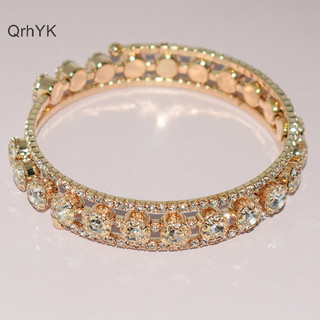Thời Trang Nhà Máy Thời Trang Vòng Tay Pha Lê Cho Nữ Cưới Lắc Tay Trang Sức Tay Nhiều Lớp Cô Dâu Kim Cương Giả Vòng Tay QrhYK