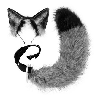 Crazy Animal City Nick Fox Set Tai Headband Mô Phỏng Đuôi Cáo Truyện Tranh Triển Lãm Động Vật Trang Phục Đạo Cụ