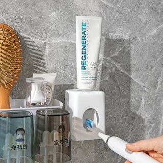 Giá để bàn chải kem đánh răng 2 cốc 3 cốc 4 cốc, kệ để đồ nhà tắm tiện lợi không cần khoan tường