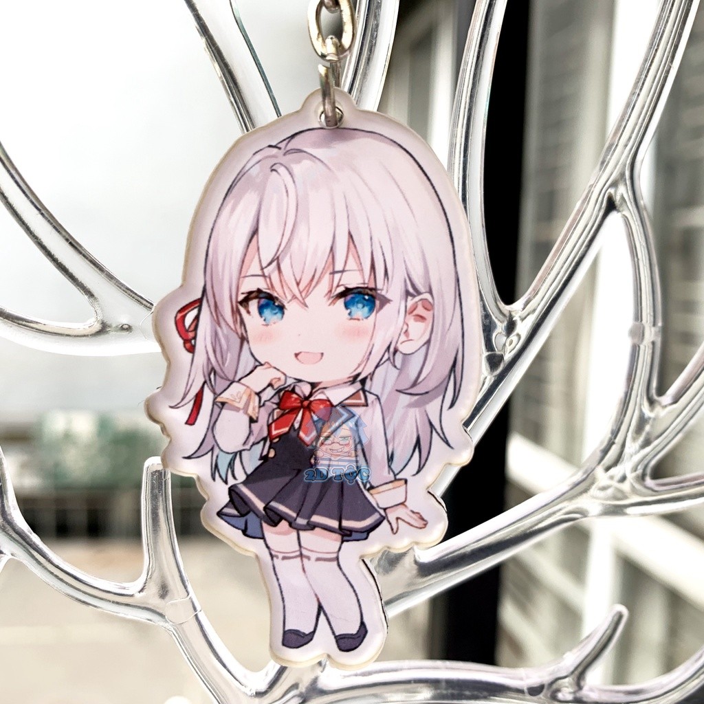 Móc Khóa Mica Trong suốt In 2 Mặt Sắc Nét Anime Manga Arya Bàn Bên – Phụ Kiện Anime By 2D Tộc Shop