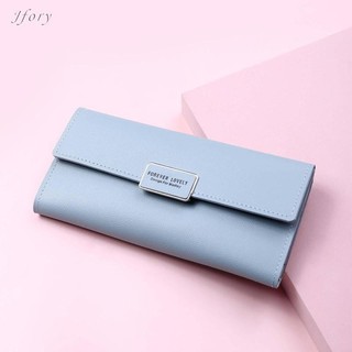 Ví dài dành cho nữ Jfory Thẻ di động có túi dây kéo
