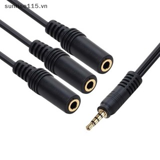Srvn Aux Đa Tai Nghe Tai Nghe Bộ Chia Âm Thanh Jack 3.5 Mm HUB Cáp Chia.