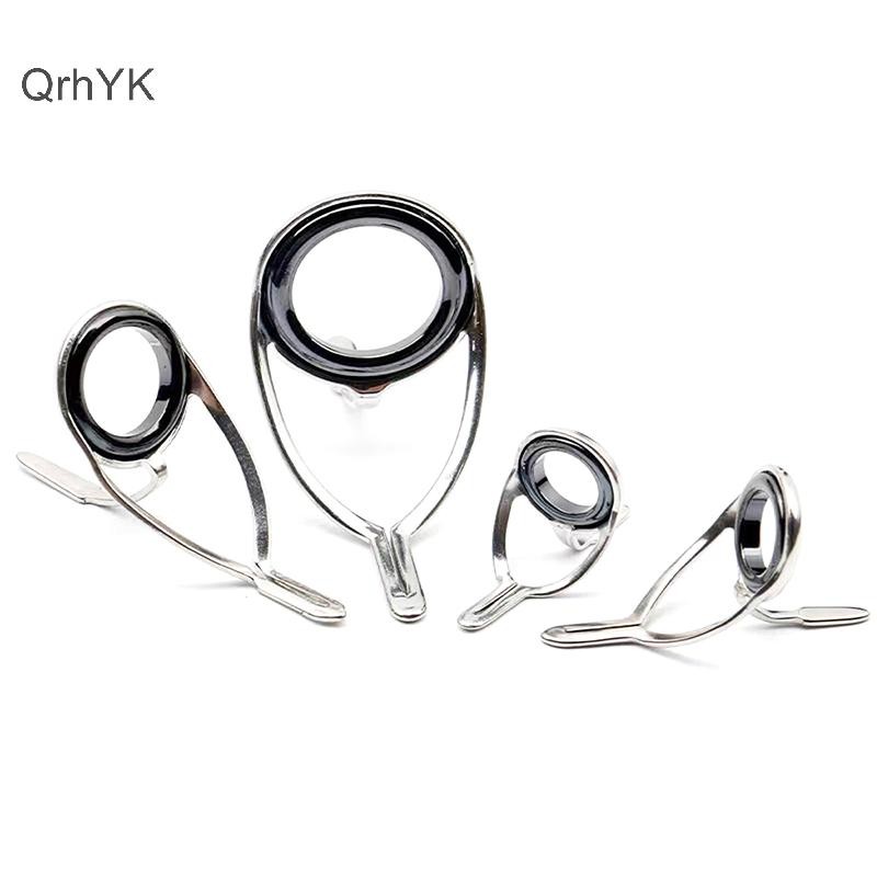 Nhà Máy Thời Trang 4 Cái / bộ Dụng Cụ Câu Cá Bằng Thép Không Gỉ Cần Câu Bộ Dụng Cụ Sửa Chữa Vòng Câu Cá Vòng Tròn Hướng Dẫn Vòng Tròn Mắt Dây QrhYK