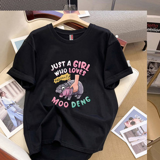 HIIXIIVI Mới 100% Cotton Tee Áo Thun Tay Ngắn Oversize Người Phụ Nữ Baggy Rời Áo Nữ Baggy Rời Top Nữ Độc Đáo Ootd 2025 Lives