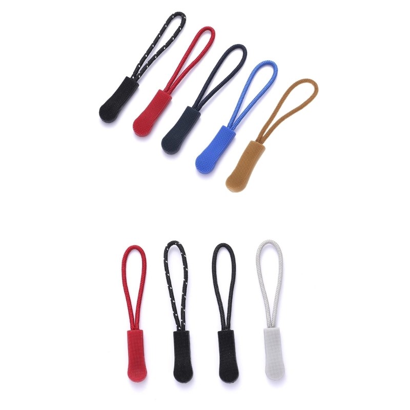 10pcs  Pull Puller End Fit Rope Tag Replacement Clip Broken Buckle Fixer