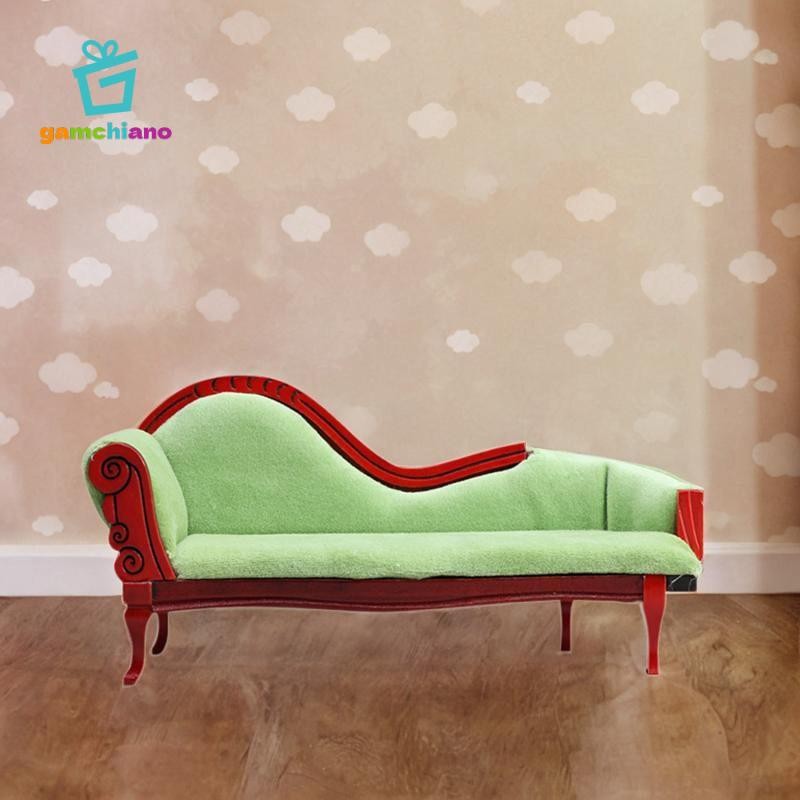 Gamchiano Tỉ Lệ 1: 12 Nhà Búp Bê Mini Sofa Mô Phỏng Nội Thất Nhà Búp Bê Cho Phòng Mini