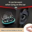 Tai nghe X55TWS Bluetooth 5.49 mới Thiết kế đơn giản Mic LED Hiển thị Giảm tiếng ồn HIFI Tai nghe không dây