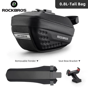 Túi Đuôi Xe Đạp ROCKBROS với Họa Tiết Carbon và PU Cứng - Phụ Kiện Xuất Sắc Cho Xe Đạp