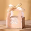 Hộp đựng quà H60 nơ lụa sang trọng kẹo cưới bánh chocolate tặng khách hàng, hội nghị 8/3