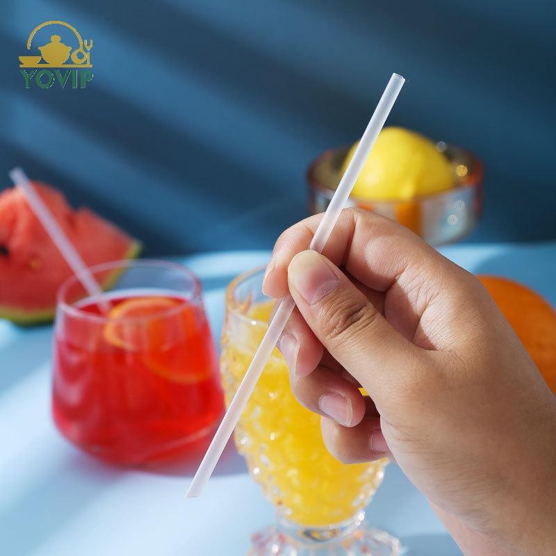 YOVIP 500 Chiếc Ống Hút Nhựa Trong Suốt Dùng Một Lần Chắc Chắn Linh Hoạt Mũi Nhọn Mỏng Ống Hút Sữa Sữa Sữa Chua Tiệc Nhà Bếp Phụ Kiện Đồ Uống VN