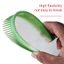 FAVORITEGOODS 10 chiếc Bàn chải tóc, Lược chống tĩnh điện bằng nhựa, Lược Massage da đầu di động bền bỉ Dụng cụ tạo kiểu tóc