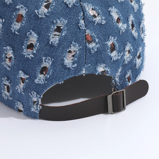 Mũ bóng chày denim nữ trang trí đá nhân tạo lấp lánh, phù hợp cho cắm trại và câu cá ngoài trời