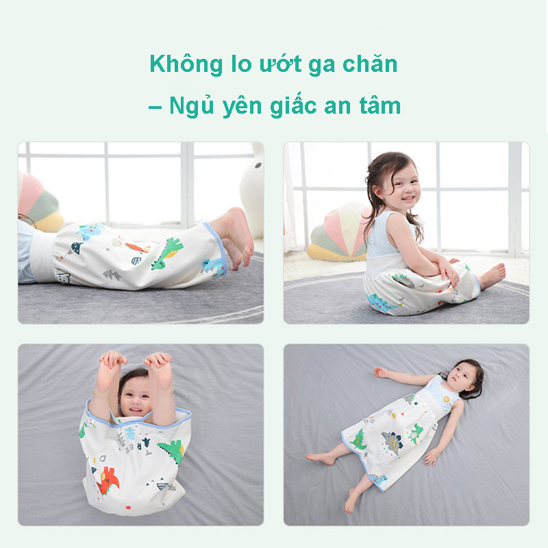 Tã Dạng Chân Váy/quần Cho Bé Chống Thấm Nước Có Thể Giặt Được Thiết Kế Chất Lượng Cao