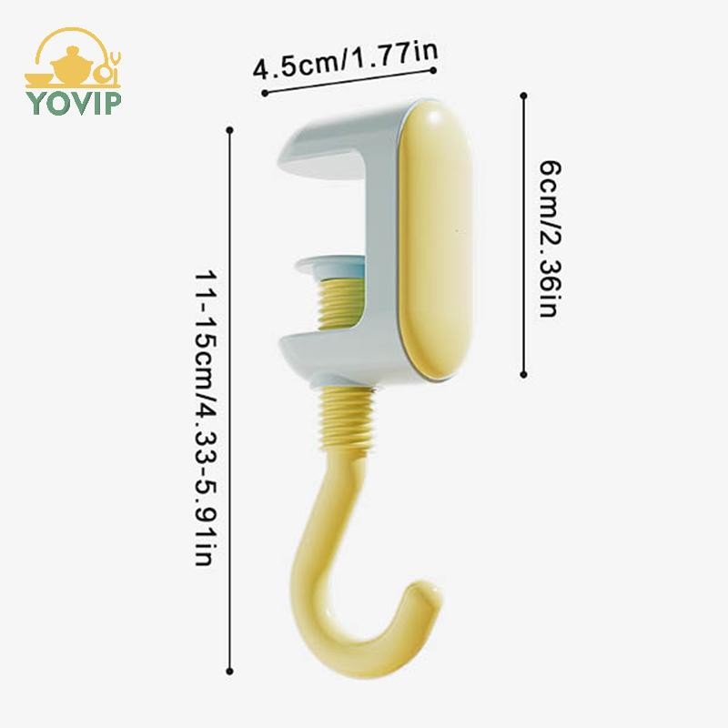 YOVIP Dopamine Di Động Có Thể Điều Chỉnh Móc Cạnh Bàn Để Bàn Túi Móc Mạnh Mẽ Chịu Lực Trường Học Tại Nhà Tai Nghe Chơi Game Bình Nước Móc Treo VN