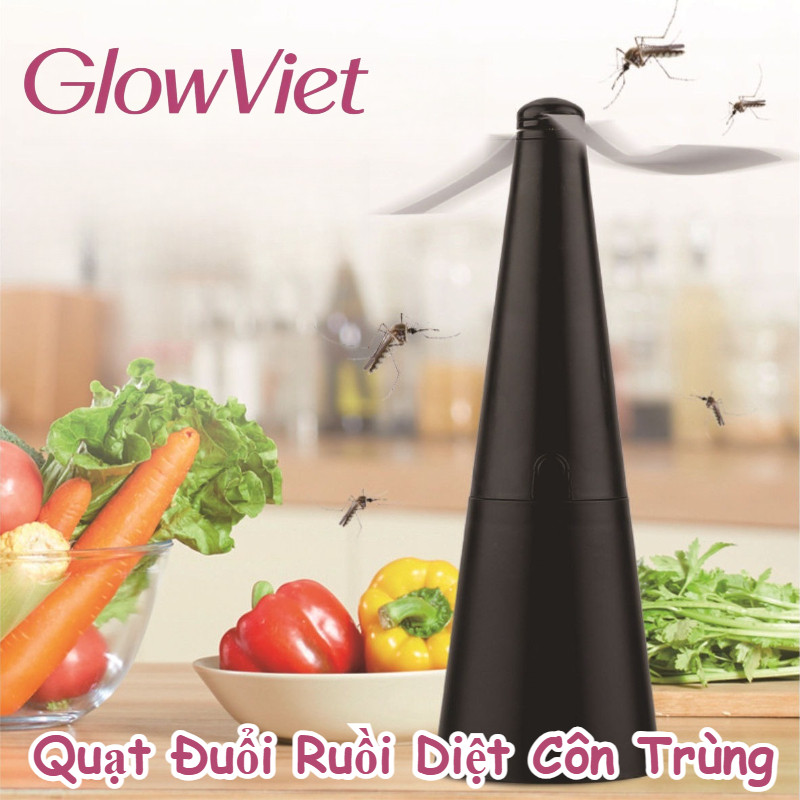 Quạt Đuổi Ruồi Muỗi Tự Động Chạy Pin, Cho Gia Đình, Dã Ngoại, Cửa Hàng,  , Di Động, Hiệu Quả
