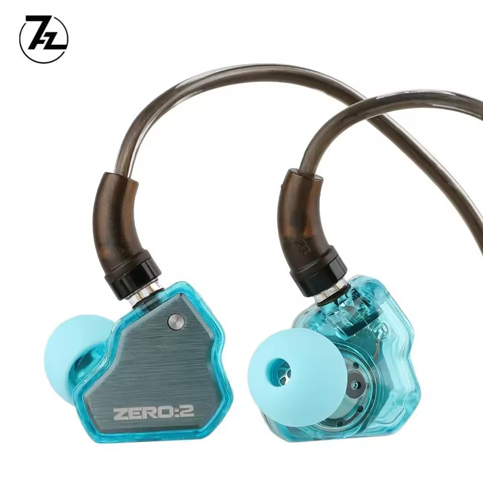 7Hz x Crinacle Zero 2 Tai nghe cập nhật Trình điều khiển động10mm Tai nghe có dây IEM Tai nghe chơi game có cáp OFC IEM dành cho nhạc sĩ