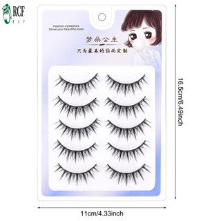 Lông mi giả một mảnh có thể tái sử dụng DIY Anime Full Strip Mi Món quà hoàn hảo cho bé gái hoặc nữ