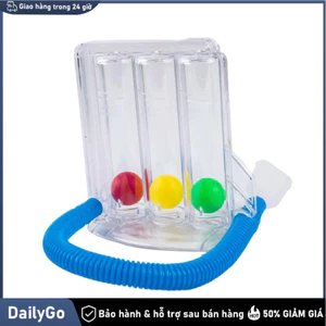 Máy tập hô hấp thở sâu Hệ thống đo lường bài 3 banh thổi Lấy hơi dài Spiroometry Cải thiện Chức năng phổi