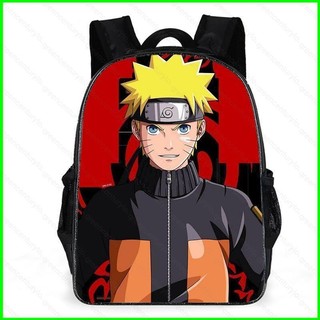 Naruto Anime Ba Lô Unisex Trẻ Em Kakashi Itachi Học Sinh Học Sinh Túi Sasuke Dung Tích Lớn Ngoài Trời Túi Du Lịch