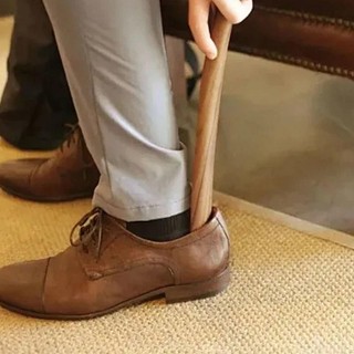 Mới 15-31cm Tay Cầm Ngắn Shoehorn Cao Cấp Gỗ Chắc Chắn Giày Sừng Người Phụ Nữ Mang Thai Người Cao Tuổi Giày Thìa Nhà Khách Sạn Giày Thìa 1 Cái