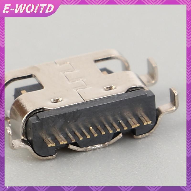 E-woitd 10 Chiếc USB Type-C Sạc Jack Cổng Cho Teclast M40 P20HD P20 USB C Sạc Cắm Dock Ổ Cắm Kết Nối HNVN