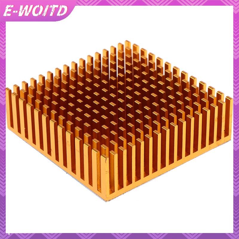 E-WOITD 50 * 50 * 15MM Bảng Tản Nhiệt Nhôm Tản Nhiệt CPU Power IC Chip Tản Nhiệt HNVN