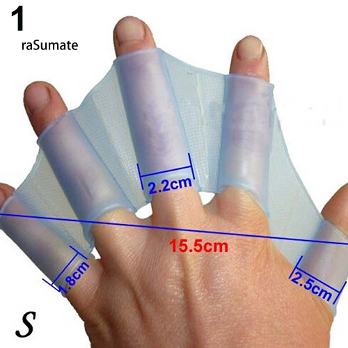 Găng tay bơi silicone có ngón, phụ kiện thời trang cho hoạt động dưới nước