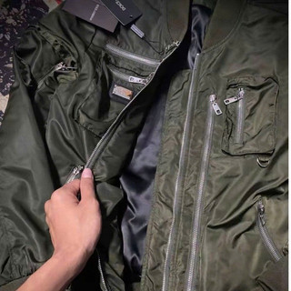 Áo Khoác Gió Dê Gà 12 Khóa .Double - Six. Áo Bomber  2 Lớp Dày Dặn Dáng Rộng