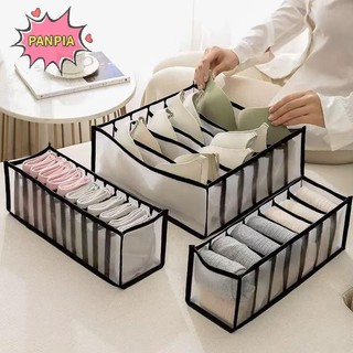 [PNPIA] 11 / 7 / 6 Thắt Lưng Đồ Lót Ngăn Kéo Phong Cách Hộp Bảo Quản Lưới Gia Đình Tất Hộp Sắp Xếp Tủ Quần Áo Ký Túc Xá Túi Bảo Quản VN