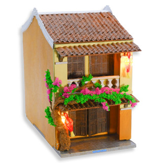 Mô hình gỗ tự lắp ráp DIY- Thế Giới Tí Hon-HỘI AN- HIỆU MAY- HA164-04 (Sản phẩm chưa kèm keo)