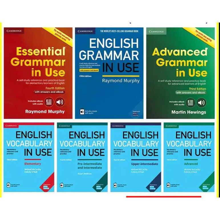 Sách - Advanced Essential English Grammar in use - Vocabulary in use ...