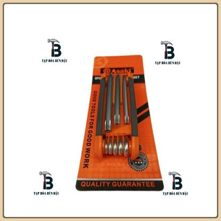 Bộ lục giác hoa thị gập 8 chi tiết Asaki  - Bộ lục giác xếp 8 trong 1 Asaki lục giác bông