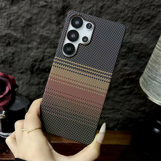 Vỏ sợi Carbon siêu mỏng Thích hợp cho vỏ PC chống sốc Samsung Galaxy S25 S24 Ultra Plus Thích hợp cho vỏ từ tính S25Ultra.