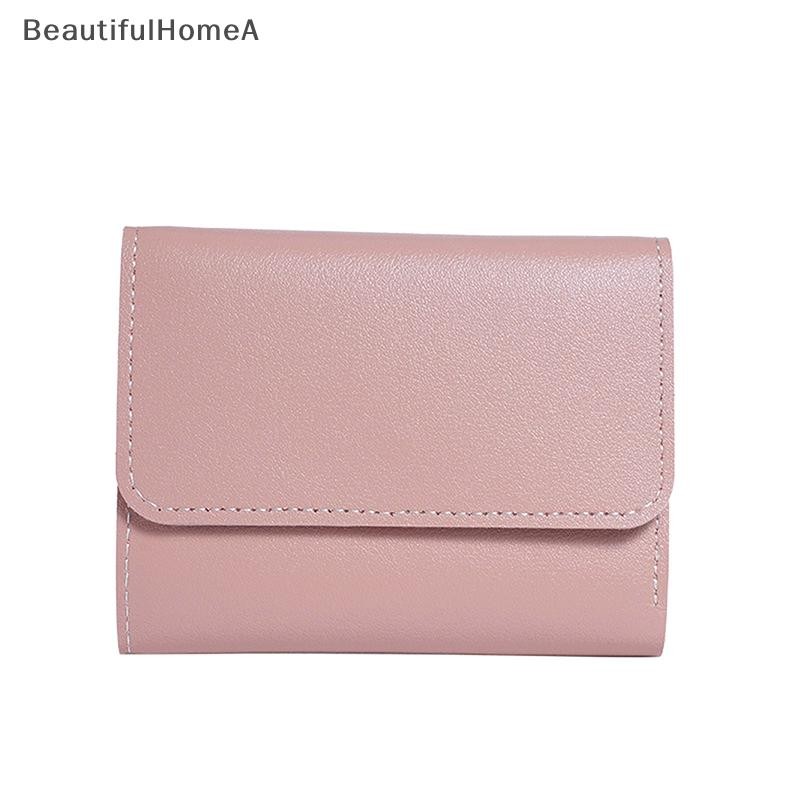 BeautifulHomeA Ba Gấp Kẹp Ngắn Ví Nữ Ví Ngắn Nhiều Thẻ Túi Túi Thời Trang Nữ Ví Thẻ Tín Dụng Nữ Ví Đựng Tiền Xu VN