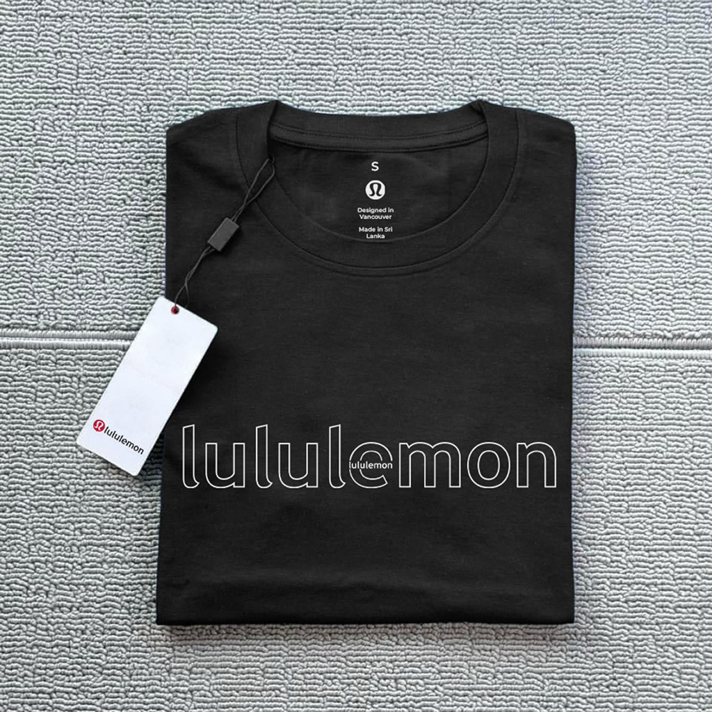 Áo thun nam nữ cotton nguyên chất lulu chất lượng cao 100 prcnt cotton, vừa vặn hoàn hảo, unisex, cổ tròn