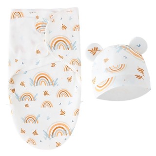 FILL Baby Swaddle Wrap, Túi ngủ sơ sinh bằng vải Cotton mềm, Bán chạy có thể điều chỉnh ấm áp chống đá Sơ sinh quấn Unisex Trẻ sơ sinh