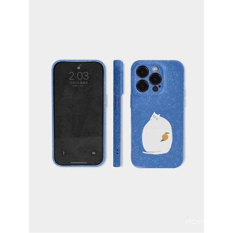 Ốp điện thoại Ins Orange Matter QYJS Thích hợp cho IPhone 13 14 15 ProMax 11 12 PRO 7 8 PLUS X XS XR XSMAX 14 15 PLUS SE Phim sáng tạo Vỏ cứng Vỏ bảo vệ chống sốc 4LO6