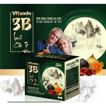 Viên uống bồi bổ cơ thể Vitamin 3B Linh Chi Tỏi Đen hộp 60 viên