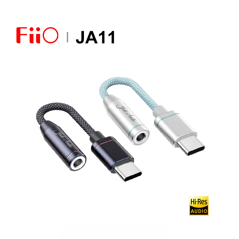 Fiio JadeAudio JA11 USB Type C sang 3,5mm Tai nghe Bộ chuyển đổi tai nghe Cáp USB C USB C sang 3,5 Cáp Aux âm thanh