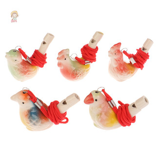 TWE 1 Màu Vẽ Nước Chim Còi Gốm Nước Chim Còi Nhạc Cụ Dễ Thương Ngoài Trời Đội Thể Thao Còi VN