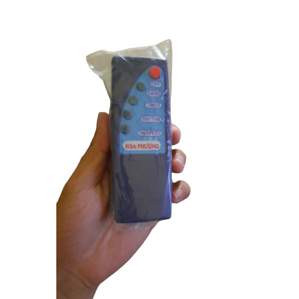 tay điều khiển remote từ xa quạt Hoa Phượng -Hàng chính hãng-kèm pin