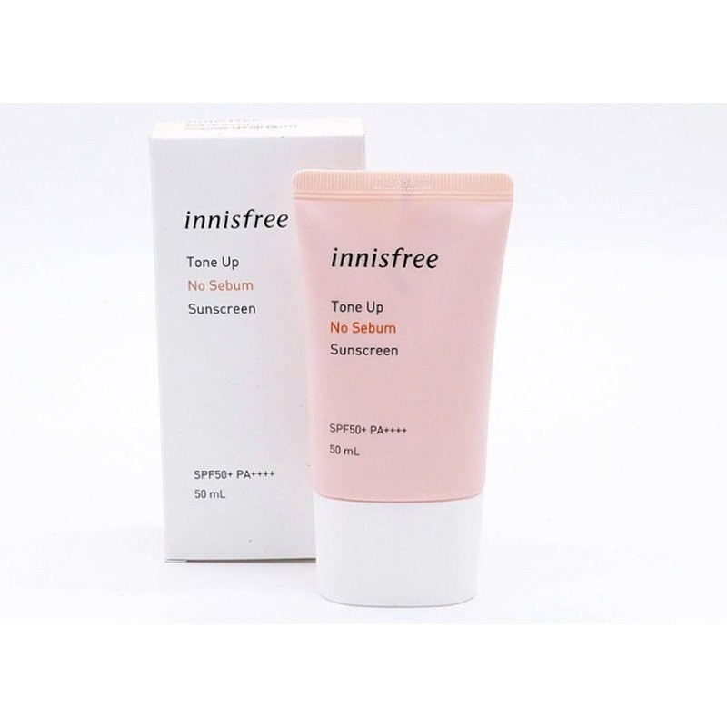 Innisfree Tone Up No Sebum Sunscreen SPF50+ PA++++ 50ml Face Sunblock Sun Care KWSZ