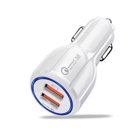Bộ sạc xe hơi sạc nhanh QC 3.0 đầu USB kép Bộ sạc xe hơi đa chức năng 6A