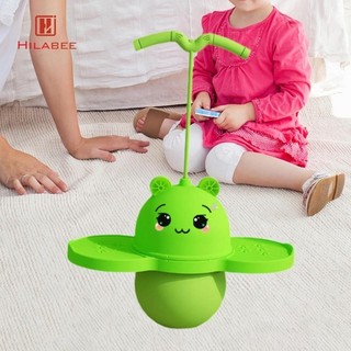 Hilabee Đồ chơi nhảy có tay cầm kèm bơm, bảng nhảy, gậy nhảy cho trẻ em, thể dục