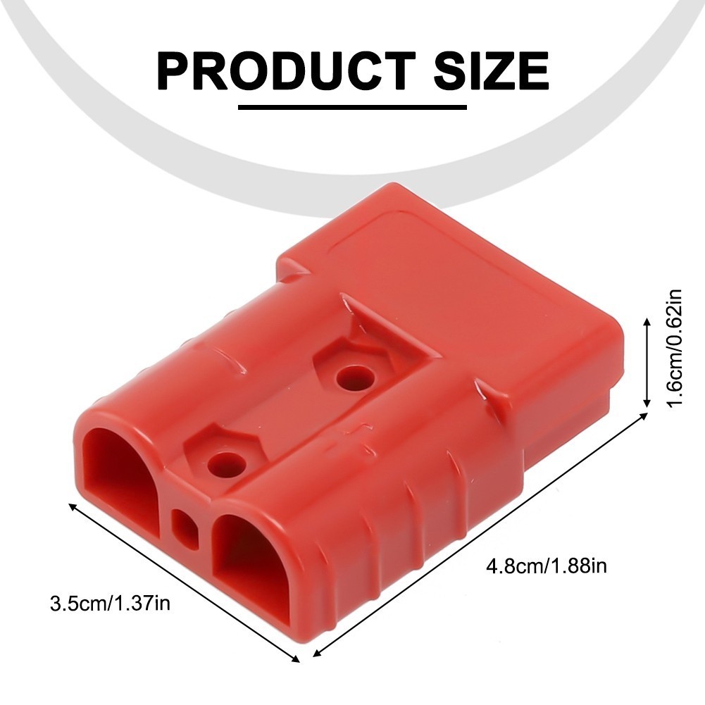 [Cosyh] 1 CÁI Cho 50 / 120A 600V Cho Cáp ANDERSON CẮM Pin Xe Nâng Đầu Nối Nguồn