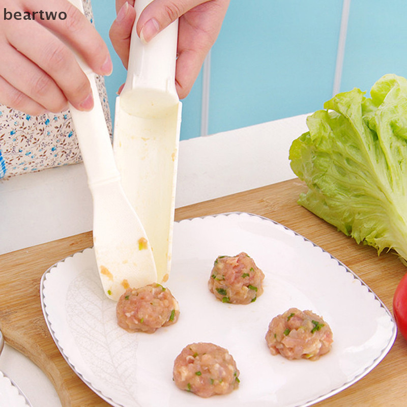 < Beartwo > 1 Bộ dụng cụ nấu ăn nhà bếp Pattie Fish Burger Mold xinh xắn