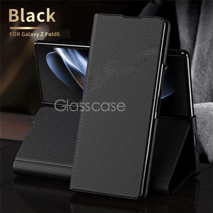 Ốp Lưng Da Sang Trọng Cho Samsung Galaxy Z Fold 7/6/5/4/3/2, Siêu Mỏng, Chống Rơi, Bảo Vệ Chống Sốc, Vỏ Cứng