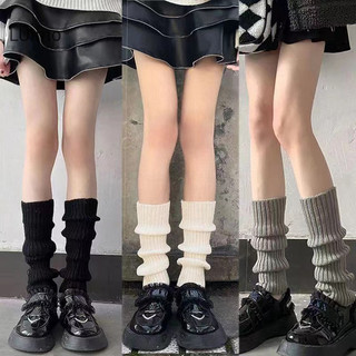 Luimo Lolita Chân Ấm Nữ Tất Dài Len Dệt Kim Chân Bao Tay Ấm Hơn Thu Đông Móc Heap Tất Boot còng Vớ SBS